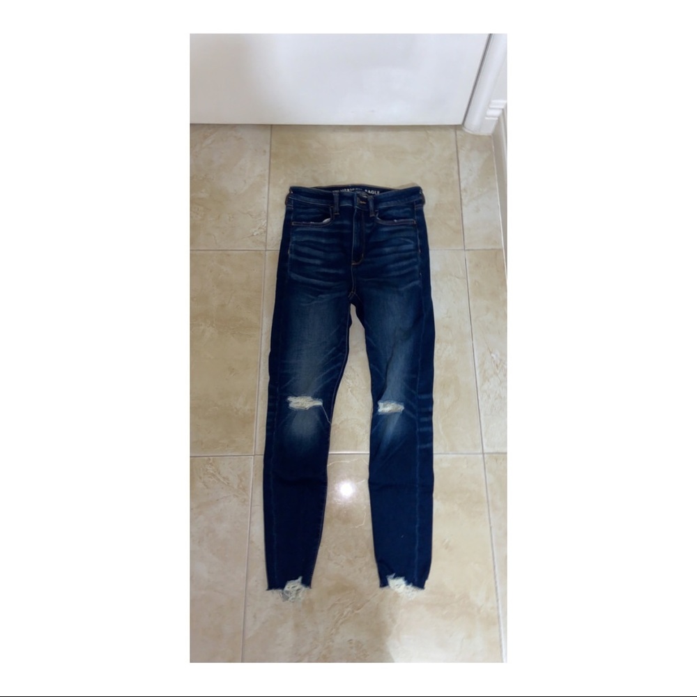 American Eagle Dark Wash Skinny Jeans